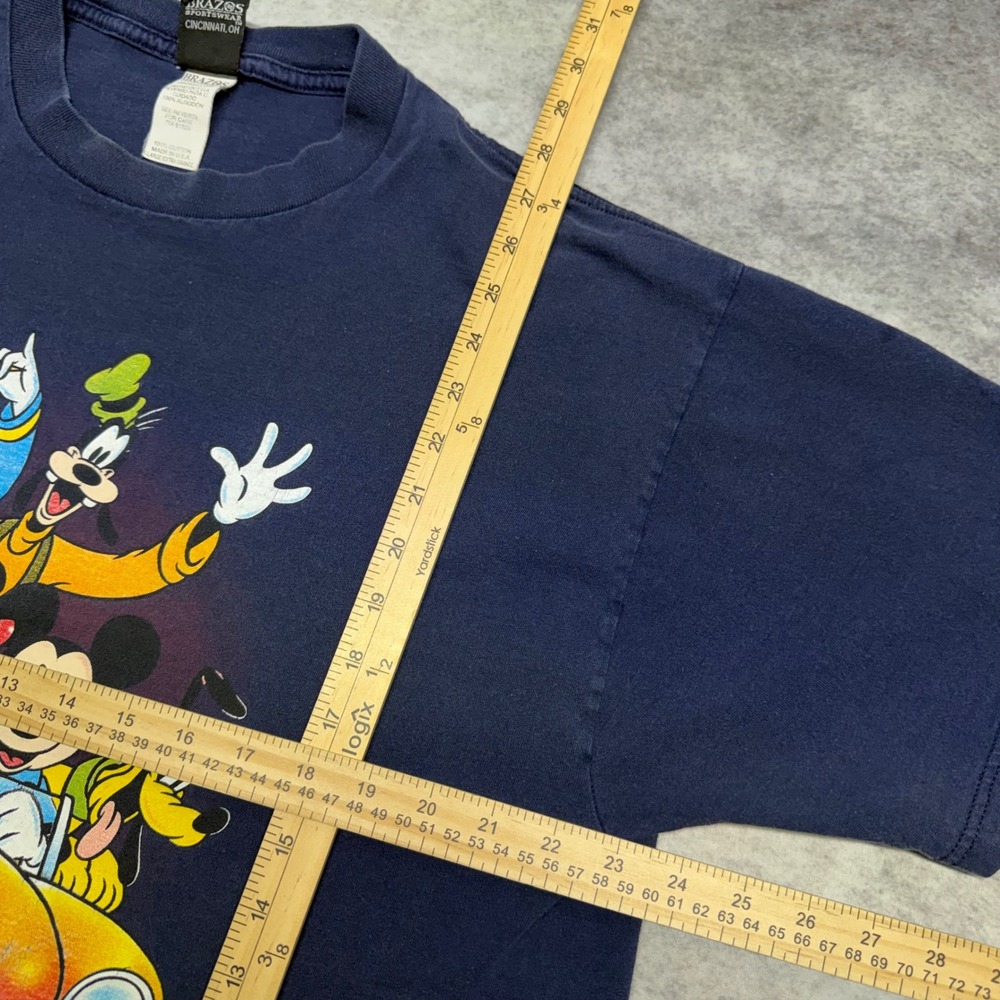 VTG Mickey Unlimited Orlando Florida Adult XL Navy Blue Disney Graphic T-Shirt - Picture 8 of 8